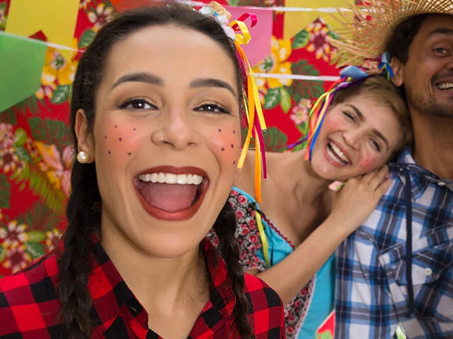 maquiagem para festa junina