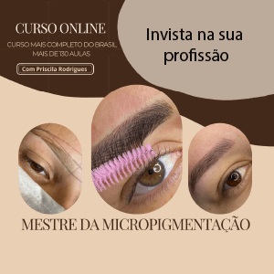 Terceiro Melhor curso de Micropigmentação de Sobrancelhas Online